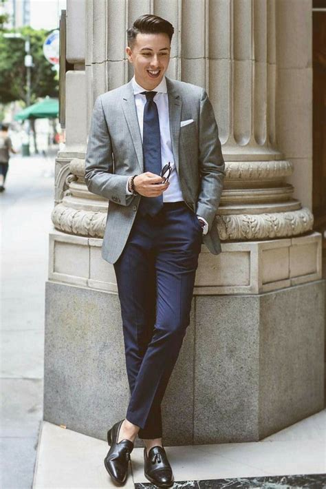 navy blazer chinos outfits.